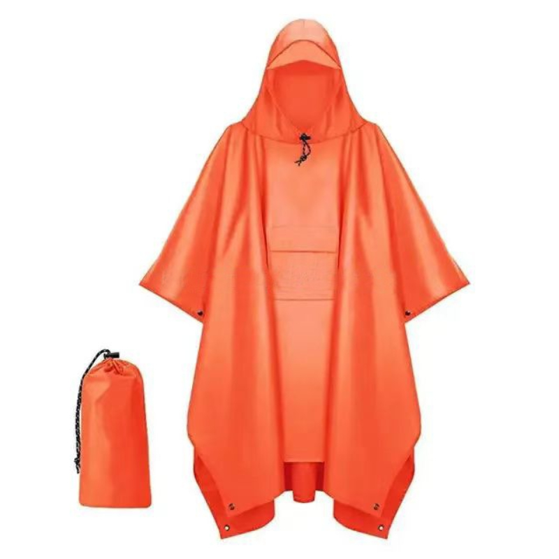 Fishing Rain Suit - กลางแจ้ง 3 ใน 1 ทหารเสื้อกันฝน Hooded