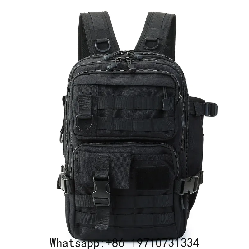 Fishing Bag Waterproof - กระเป๋าเป้สะพายหลังกันน้ำ 1000D สำหรับใส่อุปกรณ์ตกปลา กระเป๋าสะพายไหล่คู่ สำหรับกิจกรรมกลางแจ้ง ตกปลา