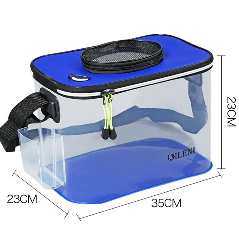 Fishing Bag Waterproof - ถุงใส่ปลาแบบพกพาสำหรับล่องเรือ ลุยน้ำ เดินป่า ชายหาด หนาพิเศษ กันน้ำ