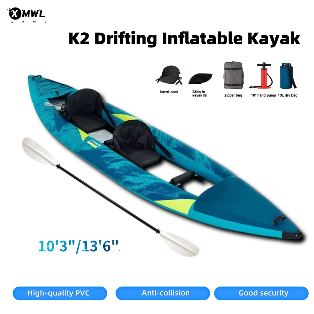 Fishing Bag Waterproof - เรือคายัคพองลมแบบแคนู สำหรับ 1-2 คน 840D 10'3