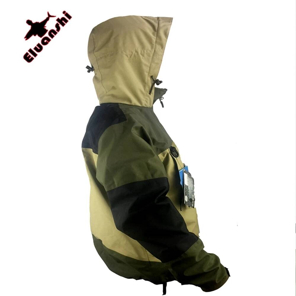 Fishing Jacket Waterproof - ชุดตกปลาแบบกันน้ำ ระบายอากาศได้ดี ยี่ห้อ ELUANSHI เสื้อแจ็คเก็ตสำหรับตกปลาแบบลุยน้ำ ชุดสำหรับลุยน้ำ