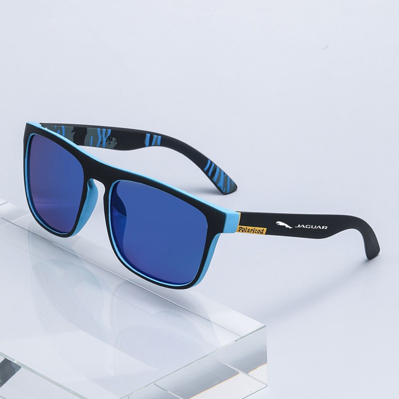 Fishing Sunglasses Polarized - แว่นกันแดดโพลาไรซ์ทรงสี่เหลี่ยมสไตล์วินเทจสำหรับขับรถ ตกปลา ป้องกันรังสียูวี สำหรับ JAGUAR XE