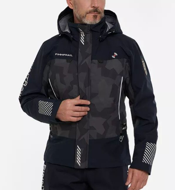Fishing Jacket Waterproof - เสื้อแจ็คเก็ตตกปลา เสื้อกันลมสำหรับกิจกรรมกลางแจ้ง เสื้อกันฝนสำหรับเดินป่า เสื้อแจ็คเก็ตบุขนแกะสำหรับผู้ชาย ระบายอากาศได้ดี แห้งเร็ว