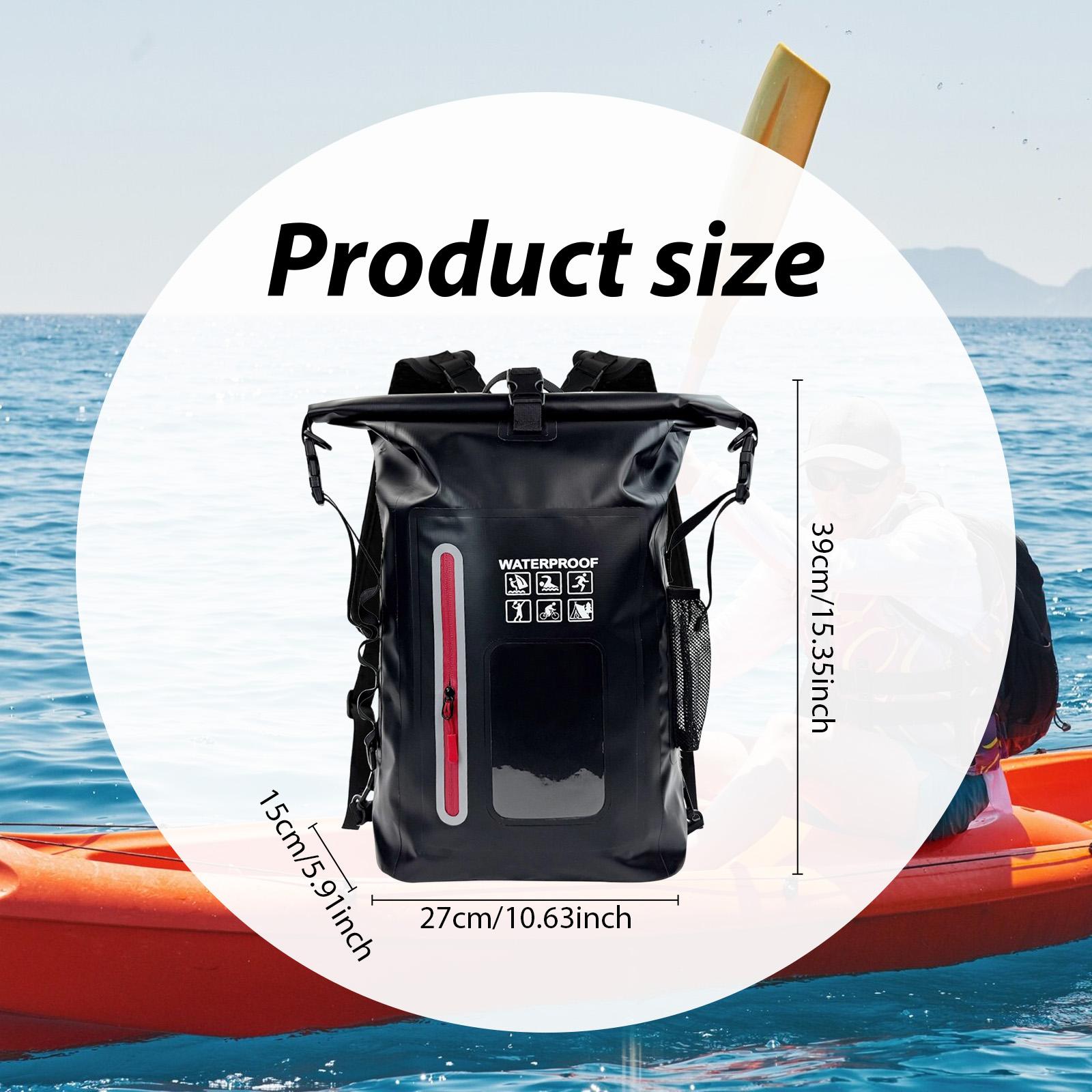 Fishing Bag Waterproof - กระเป๋ากันน้ำ กระเป๋าเป้สะพายหลังกันน้ำ กระเป๋าเก็บของกันน้ำ กระเป๋าลอยน้ำสำหรับพายเรือคายัคสำหรับตกปลา