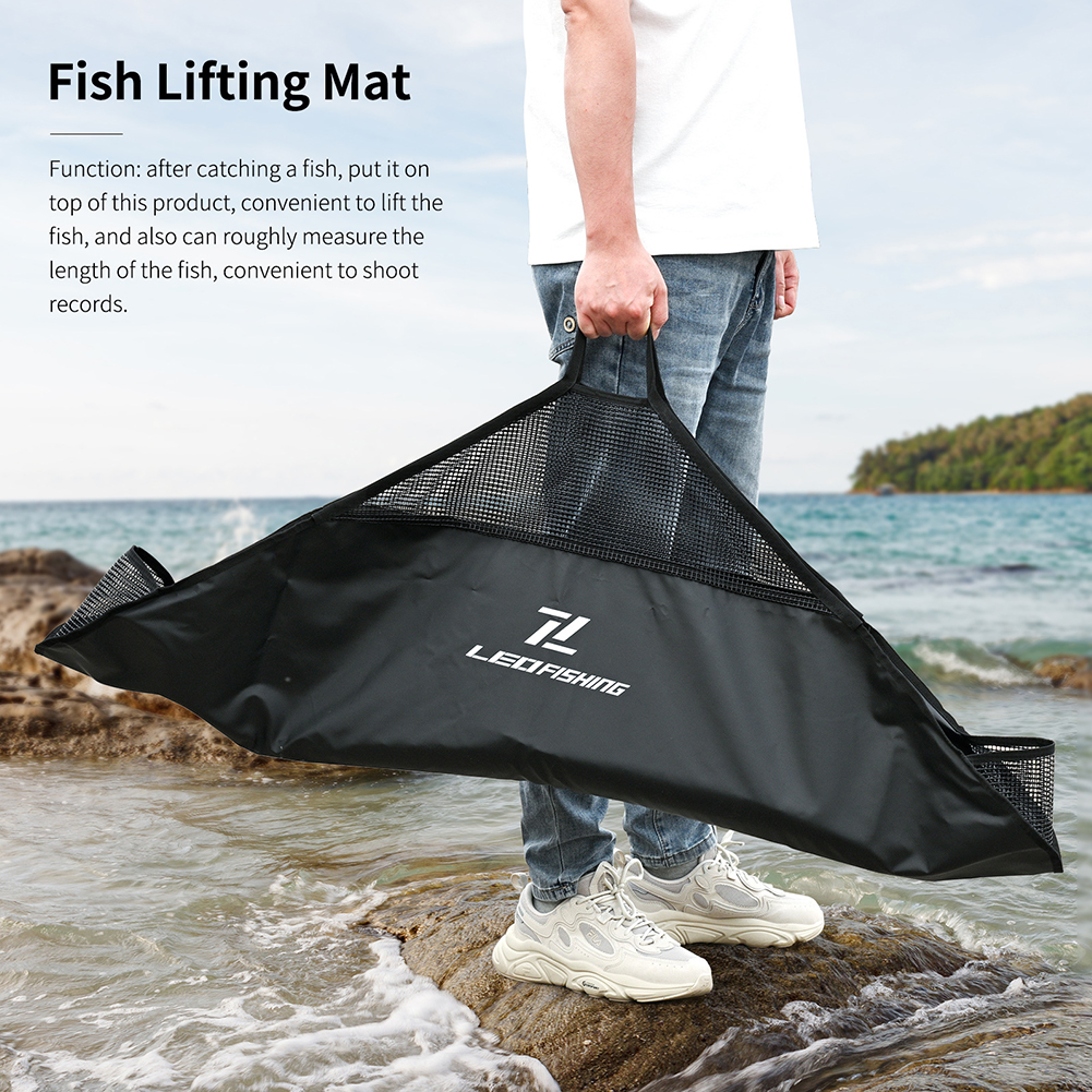 Fishing Belt - แผ่นรองตกปลา PVC สีดำ ขนาด 120 ซม.