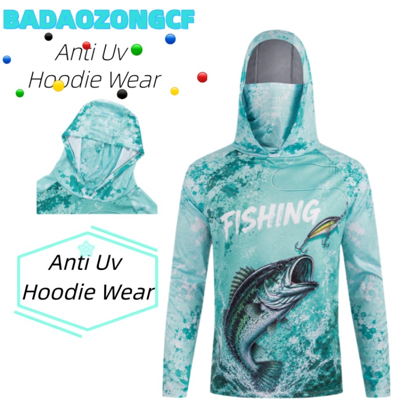 เสื้อเจอร์ซีย์สำหรับตกปลา เสื้ - Fishing Shirt Uv Protection บทวิจารณ์และราคา