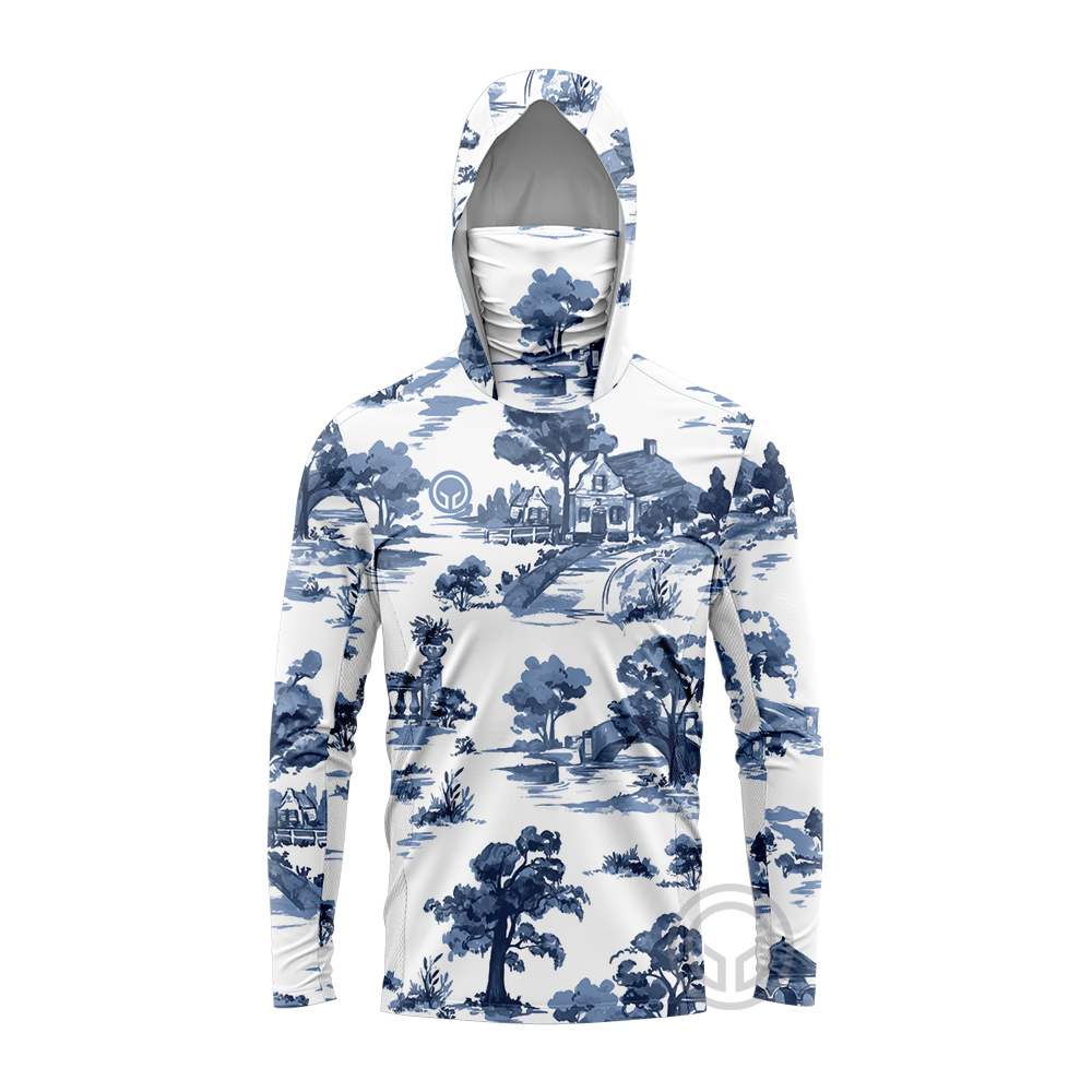 ชุดตกปลามีฮู้ดแขนยาว gcbig เสื - Fishing Shirt Uv Protection บทวิจารณ์และราคา
