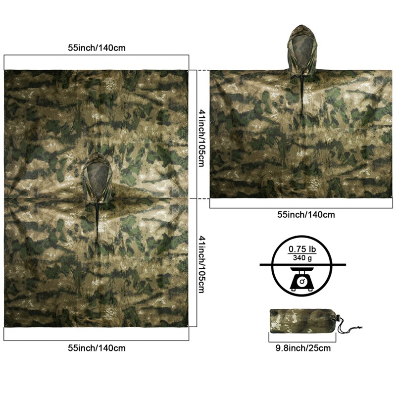 MENFLY ATFG Moss Camouflage ยุ - Fishing Rain Suit บทวิจารณ์และราคา