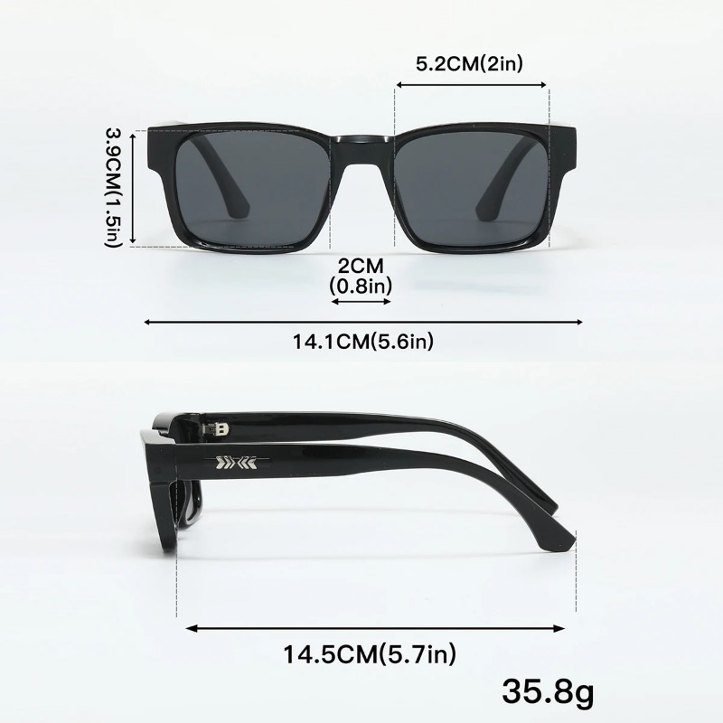 แว่นกันแดดโพลาไรซ์ทรงเหลี่ยมคุ - Fishing Sunglasses Polarized บทวิจารณ์และราคา