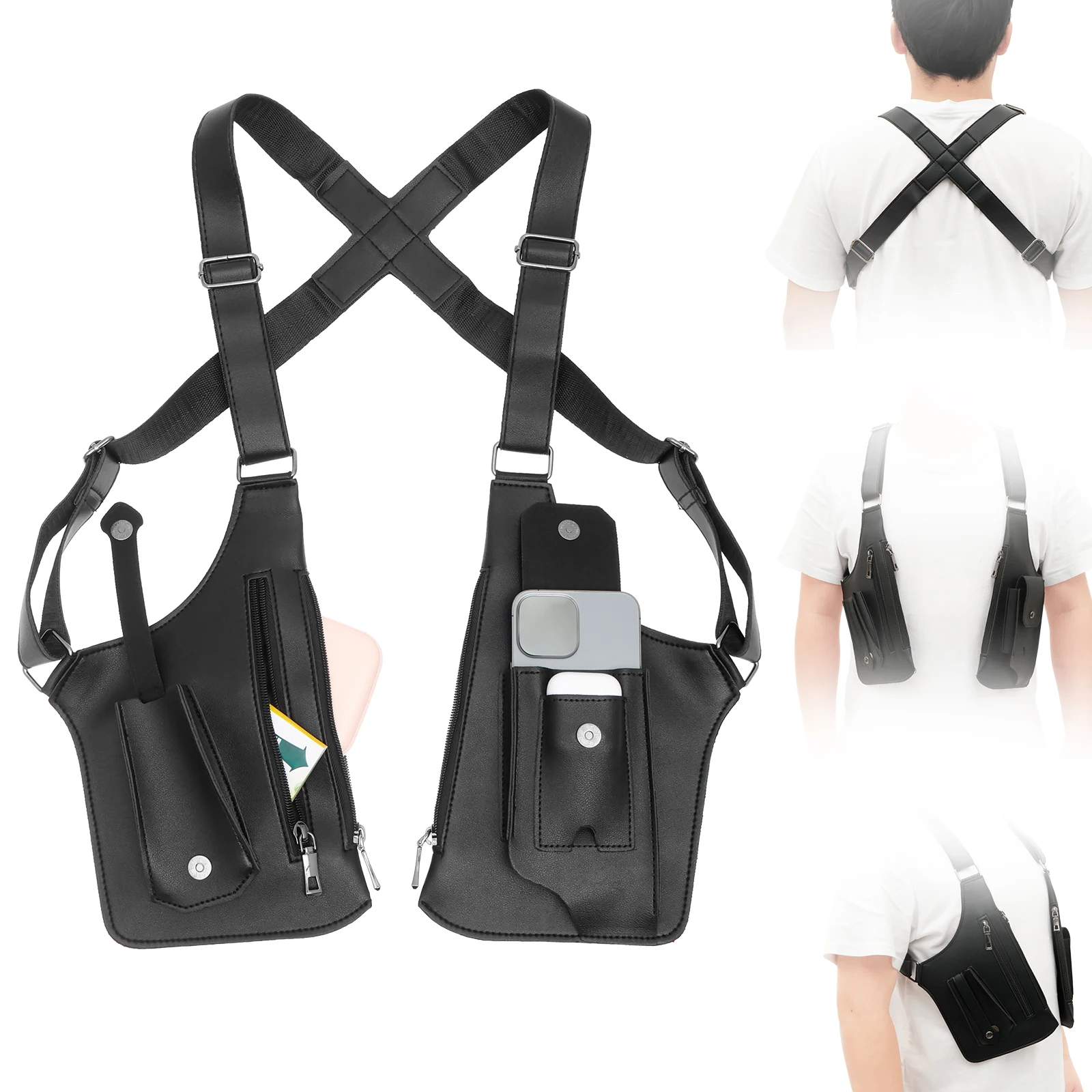 กระเป๋าใต้วงแขนกันขโมย หนัง PU - Fishing Bag Waterproof บทวิจารณ์และราคา