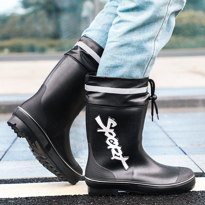 รองเท้าฝนยางกันน้ำกันลื่นสำหรั - Fishing Boots บทวิจารณ์และราคา