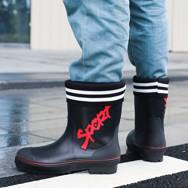 รองเท้าฝนยางกันน้ำกันลื่นสำหรั - Fishing Boots บทวิจารณ์และราคา