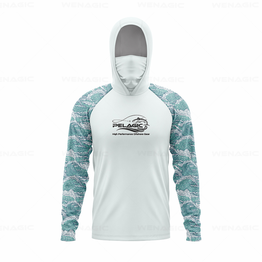 Pelagic Gear ผู้ชาย Hood เสื้อ - Fishing Shirt Uv Protection บทวิจารณ์และราคา