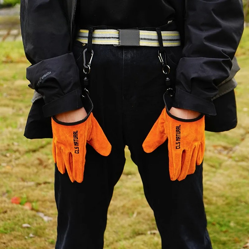 ถุงมือบาร์บีคิวทนความร้อน หนัง - Fishing Gloves บทวิจารณ์และราคา
