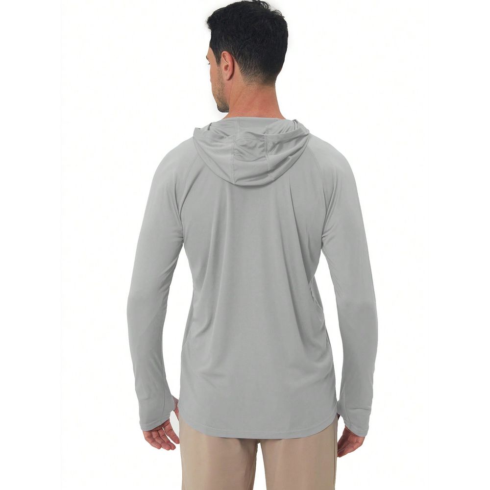 เสื้อกันแดด UPF 50 มีฮู้ด แขนย - Fishing Shirt Uv Protection บทวิจารณ์และราคา