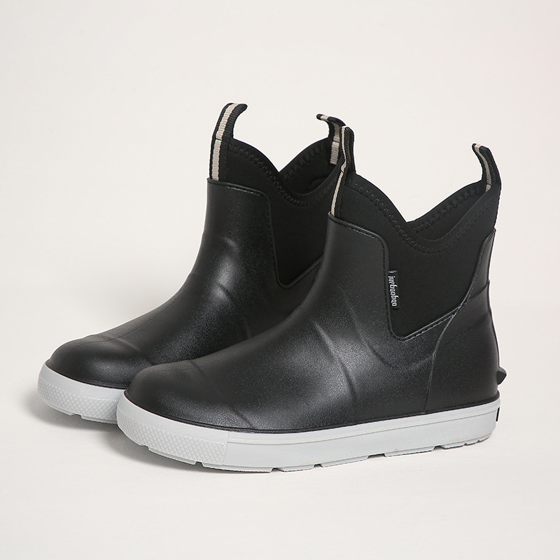 รองเท้าฝนผู้ชายรองเท้ากันน้ำกล - Fishing Boots บทวิจารณ์และราคา