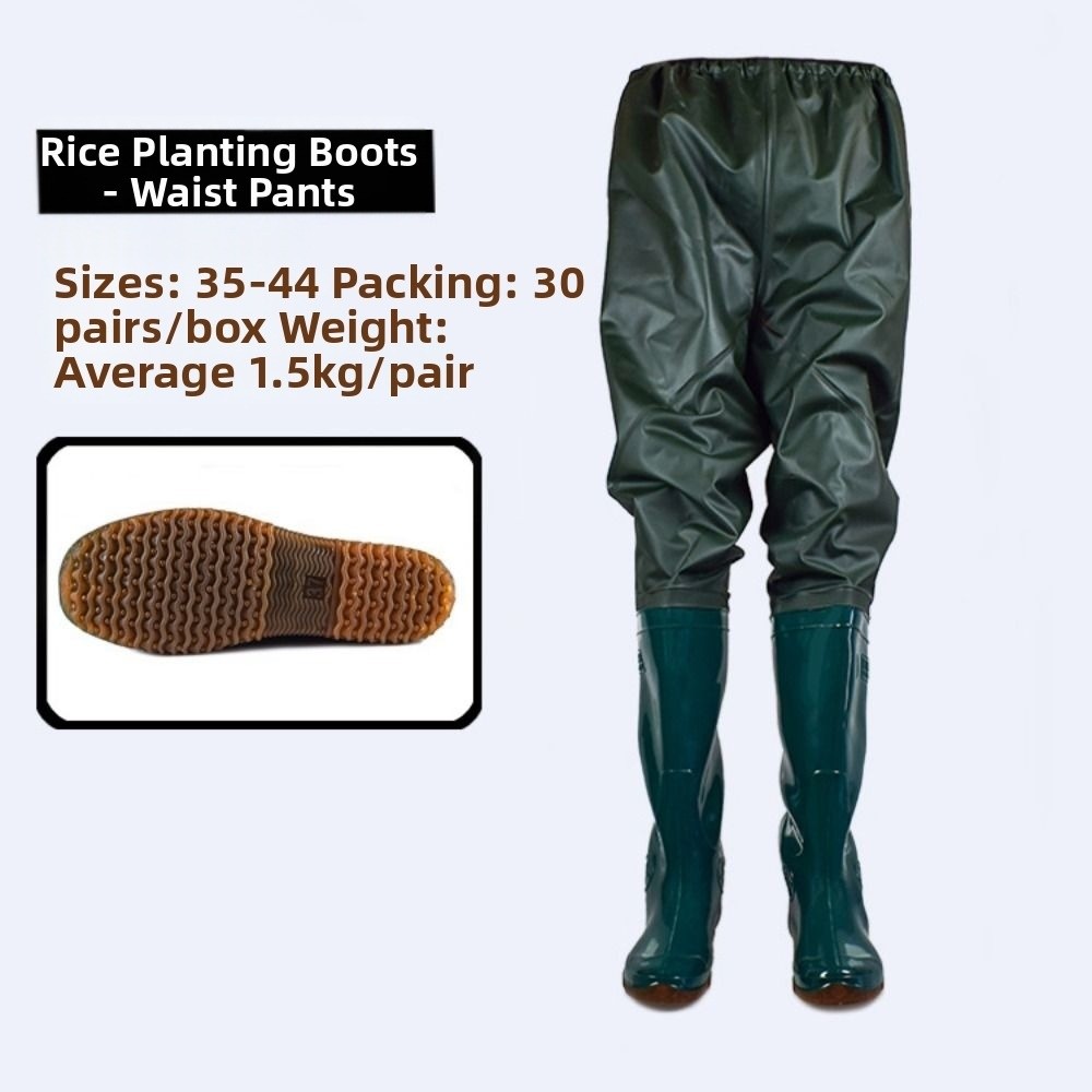 กางเกงกันน้ำพลาสติก PVC แบบใหม - Fishing Pants Waterproof บทวิจารณ์และราคา