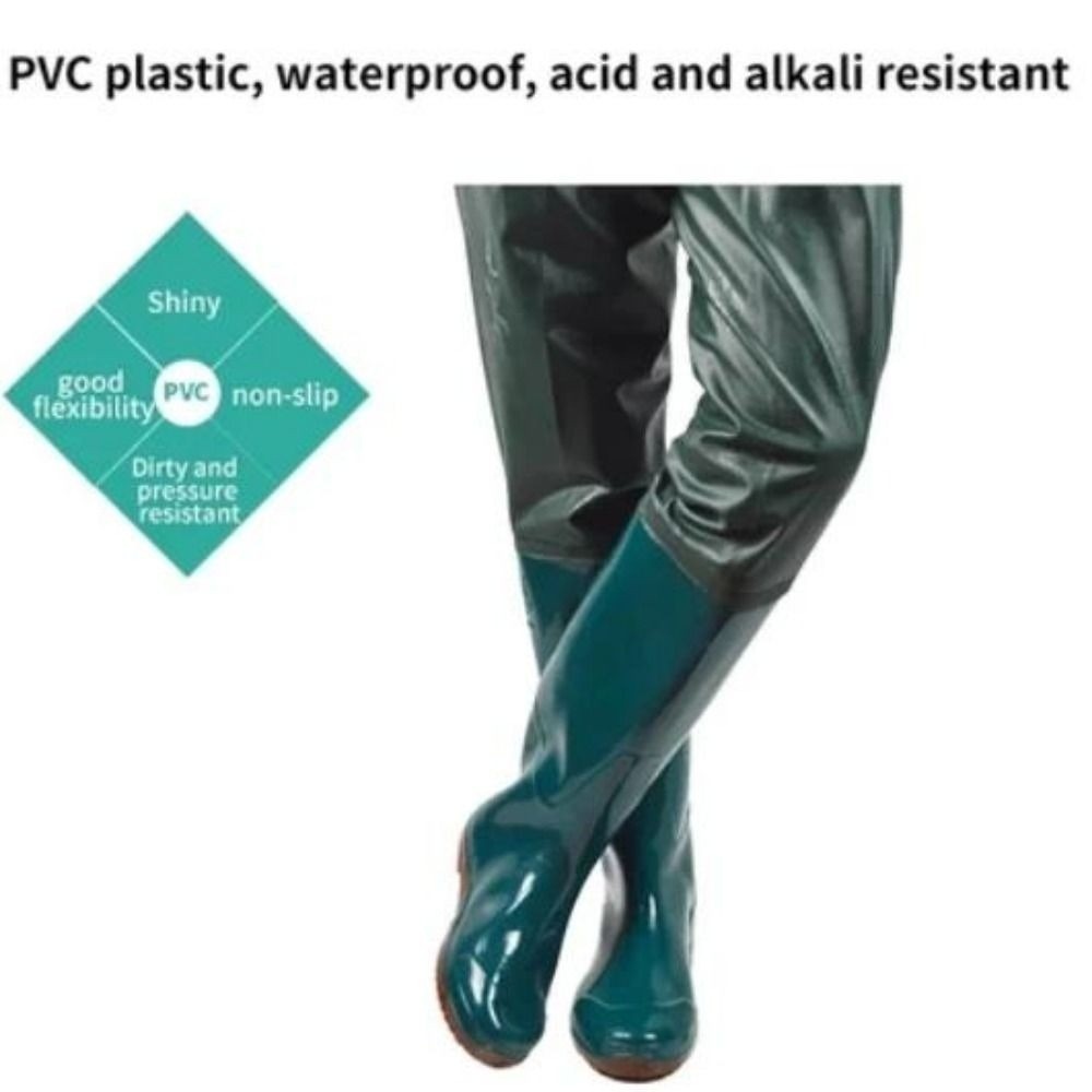 กางเกงกันน้ำพลาสติก PVC แบบใหม - Fishing Pants Waterproof บทวิจารณ์และราคา