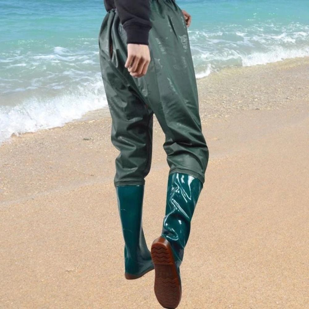 กางเกงกันน้ำพลาสติก PVC แบบใหม - Fishing Pants Waterproof บทวิจารณ์และราคา
