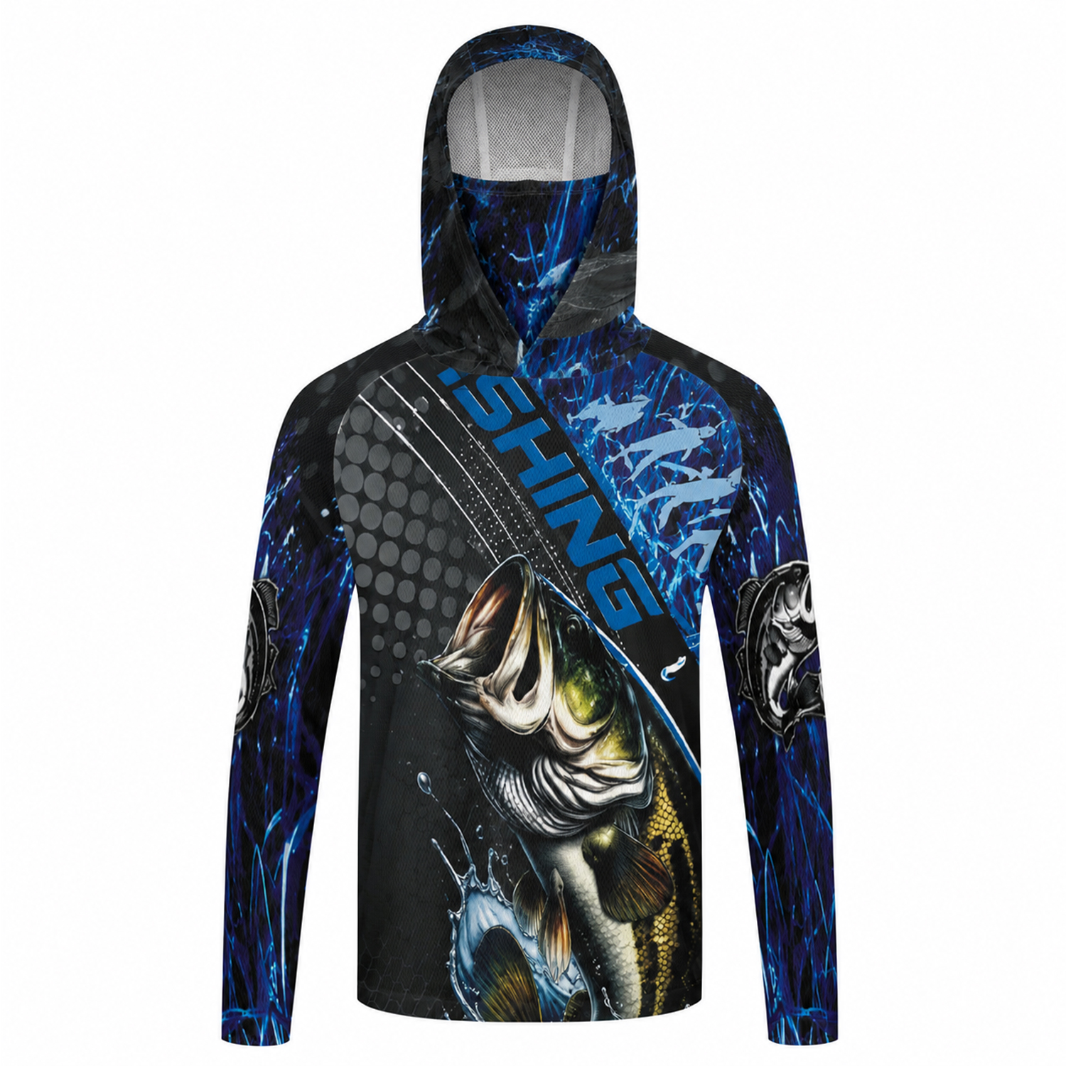 เสื้อฮู้ดตกปลาสำหรับผู้ชาย ลาย - Fishing Shirt Uv Protection บทวิจารณ์และราคา