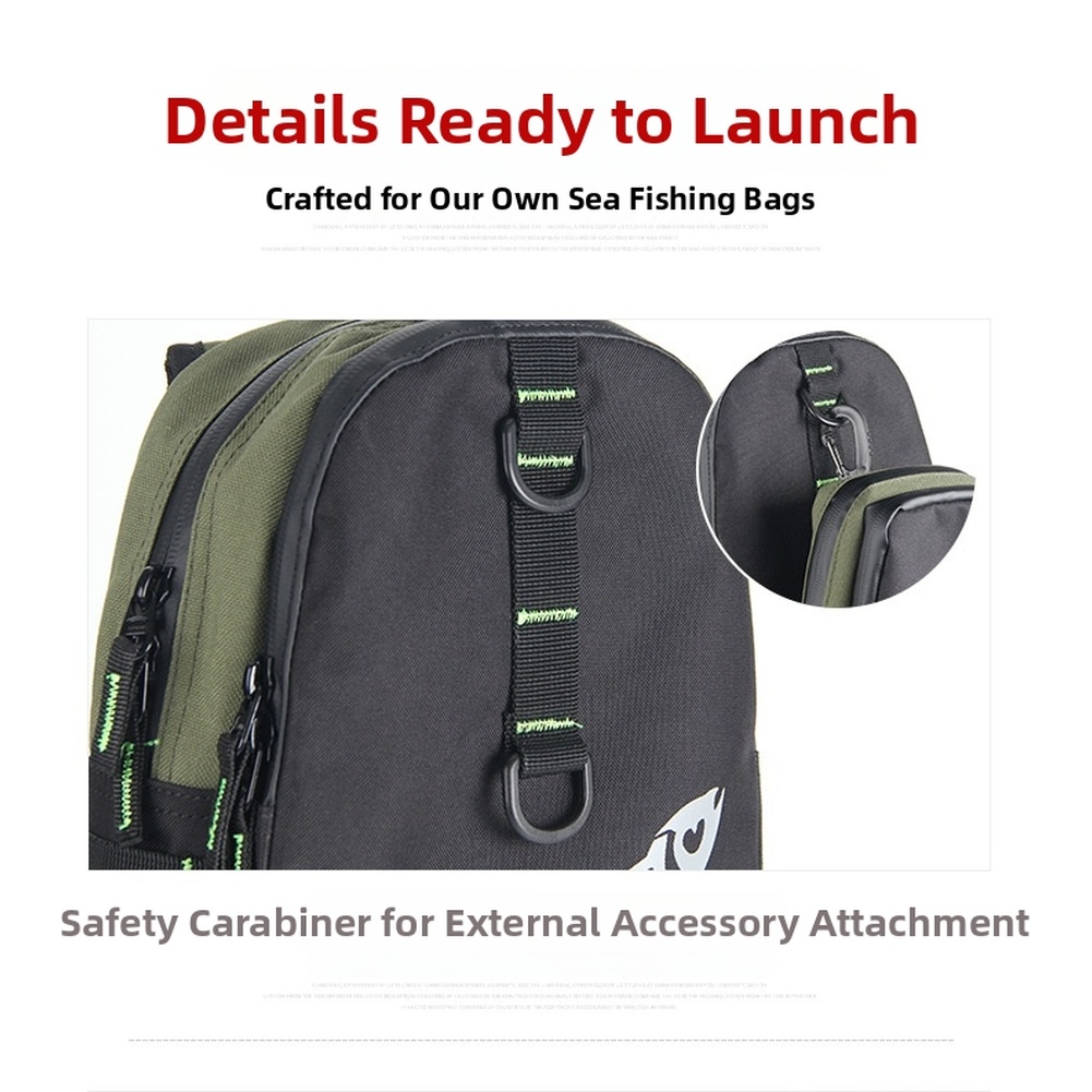 กระเป๋าคาดลำตัวสำหรับตกปลา น้ำ - Fishing Bag Waterproof บทวิจารณ์และราคา