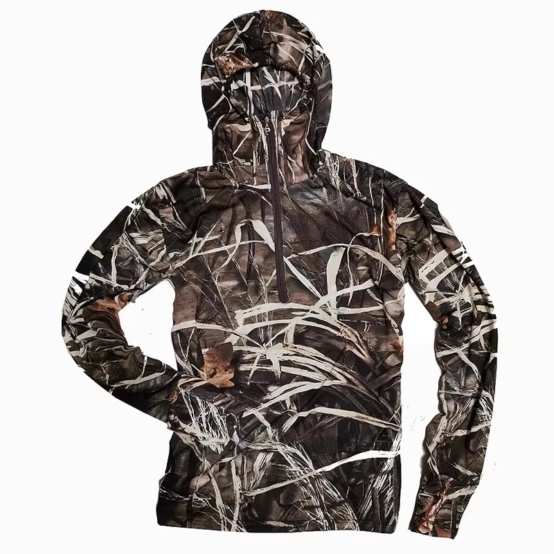 บางน้ําหนักเบาฤดูร้อนป้องกันแส - Fishing Hoodie บทวิจารณ์และราคา