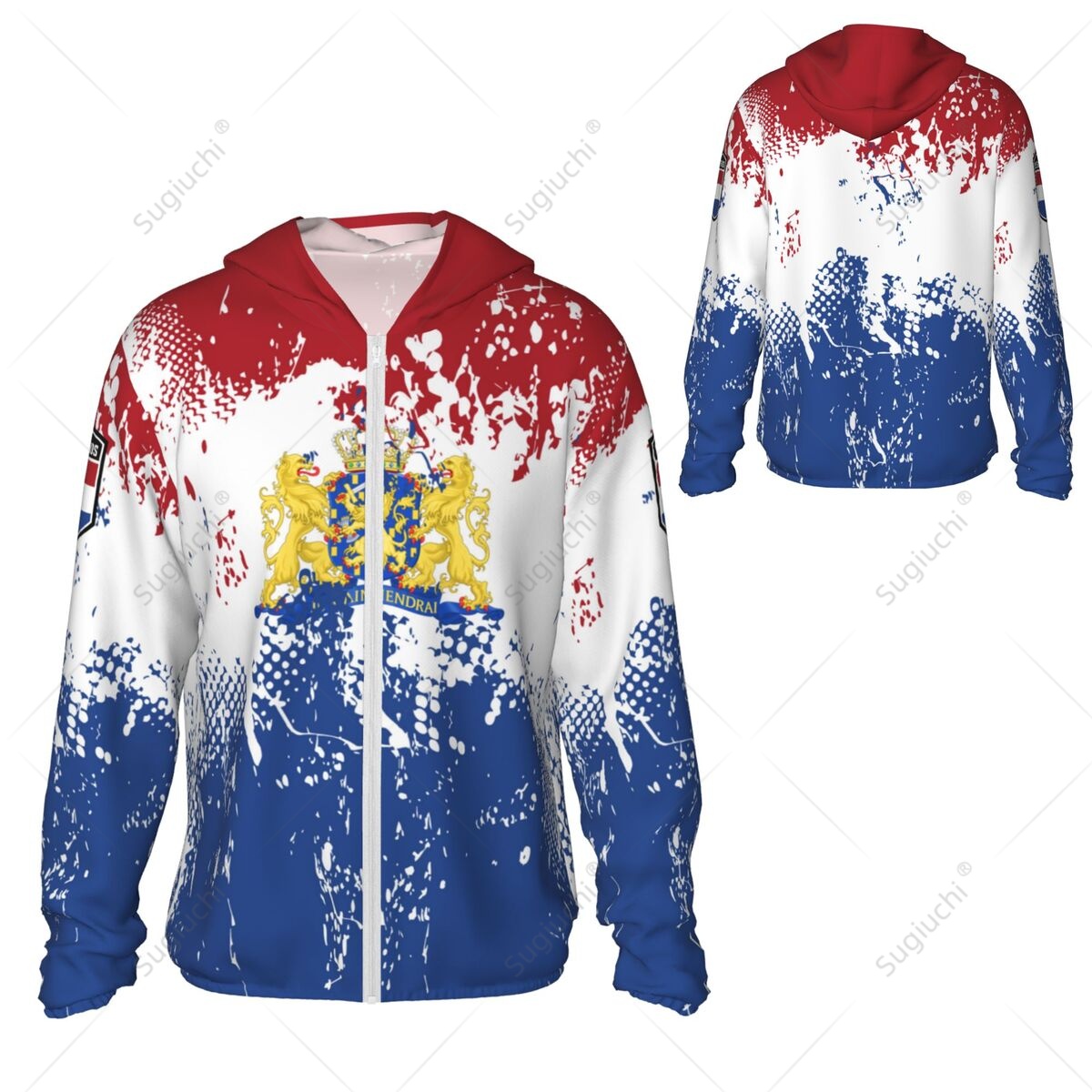 เสื้อฮู้ดกันแดดลายธงชาติเนเธอร - Fishing Hoodie บทวิจารณ์และราคา