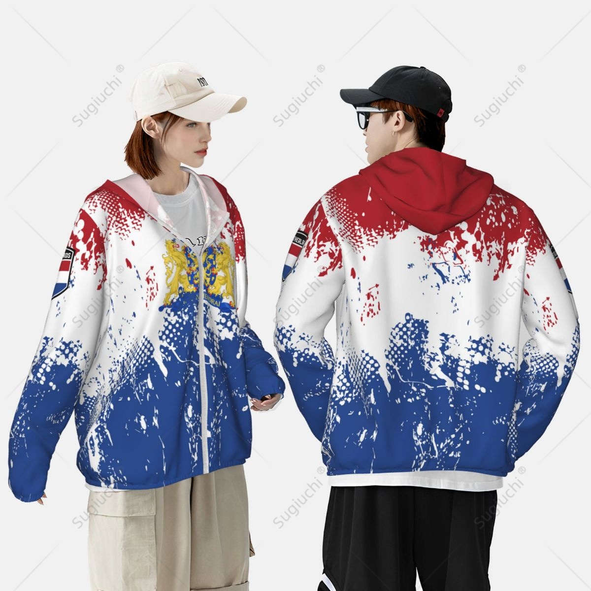 เสื้อฮู้ดกันแดดลายธงชาติเนเธอร - Fishing Hoodie บทวิจารณ์และราคา