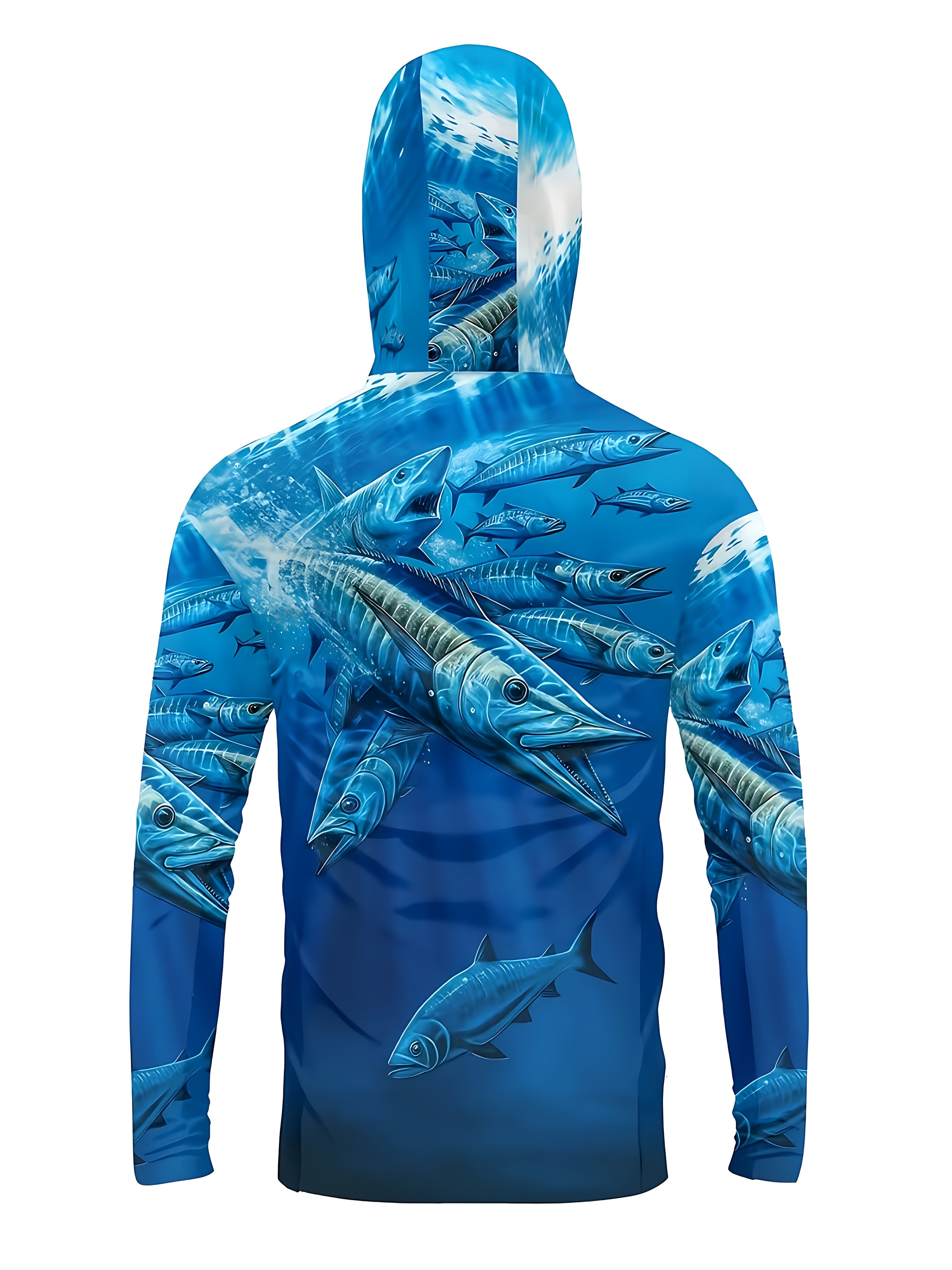 เสื้อตกปลาแบบมีฮู้ดสำหรับผู้ชา - Fishing Shirt Uv Protection บทวิจารณ์และราคา