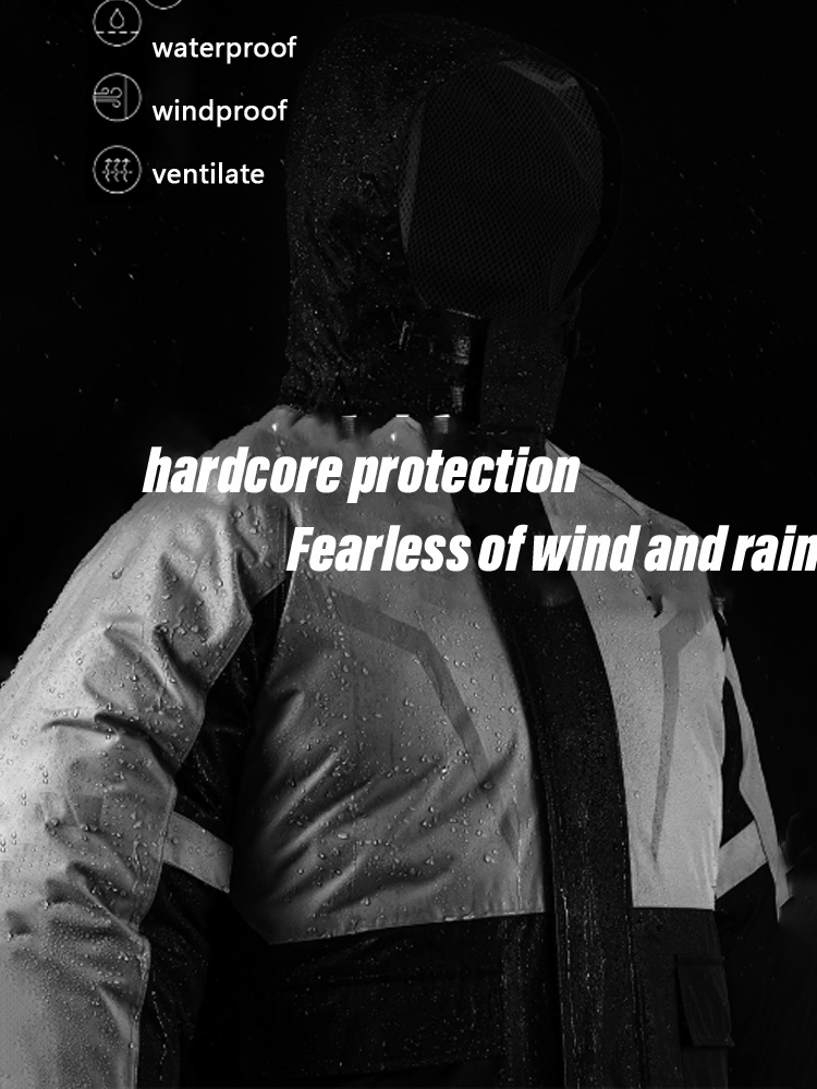 ชุดกันฝนสำหรับขี่มอเตอร์ไซค์ ช - Fishing Rain Suit บทวิจารณ์และราคา