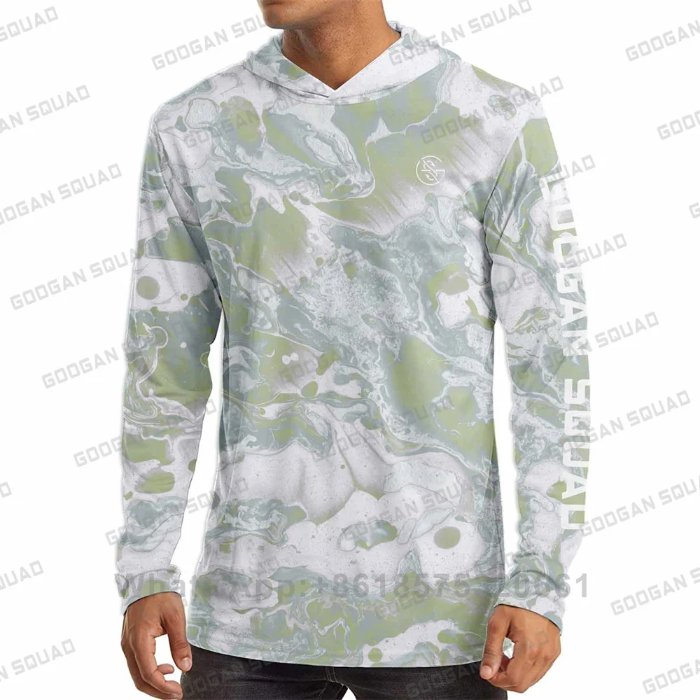 GOOGAN SQUAD เสื้อฮู้ดแขนยาวสำ - Fishing Shirt Uv Protection บทวิจารณ์และราคา