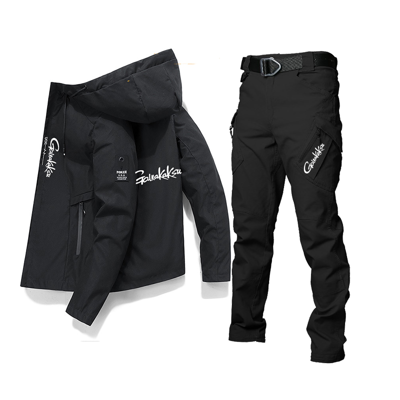 ชุดตกปลากางเกงเสื้อลำลองป้องกั - Fishing Jacket Waterproof บทวิจารณ์และราคา