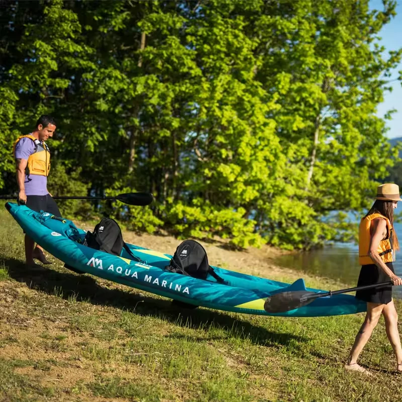 เรือคายัคพองลมแบบแคนู สำหรับ 1 - Fishing Bag Waterproof บทวิจารณ์และราคา