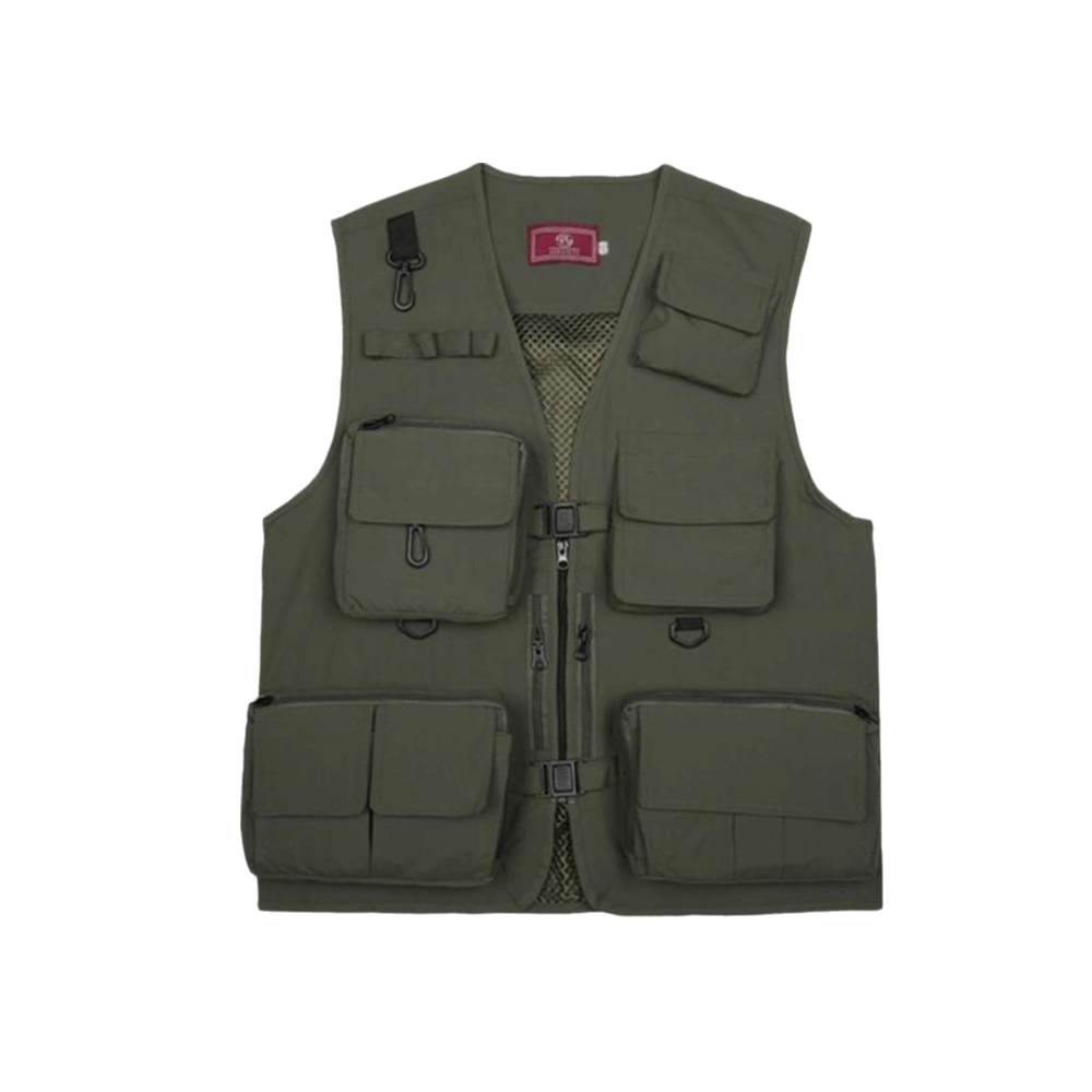 เสื้อกั๊กตกปลาแบบกันน้ำ แห้งเร - Fishing Vest บทวิจารณ์และราคา