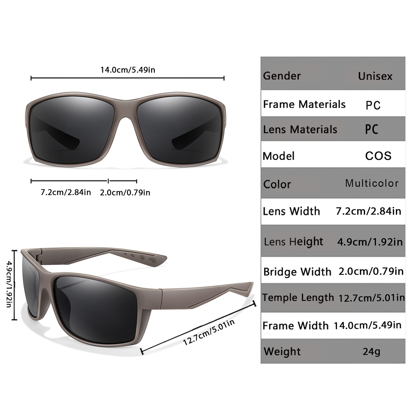 แว่นกันแดดโพลาไรซ์ 2 แพ็คป้องก - Fishing Sunglasses Polarized บทวิจารณ์และราคา
