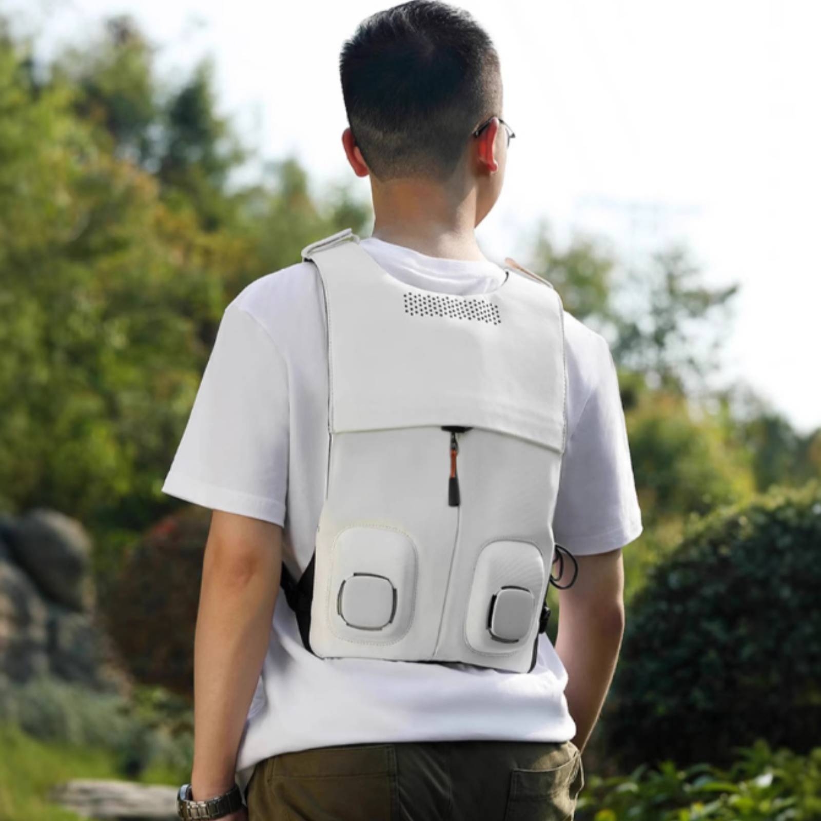 เสื้อกั๊กระบายความร้อนพร้อมสาย - Fishing Vest บทวิจารณ์และราคา