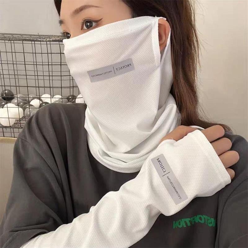ชุดป้องกันแสงแดดไอซ์ซิลค์*หน้า - Fishing Mask Sun Protection บทวิจารณ์และราคา