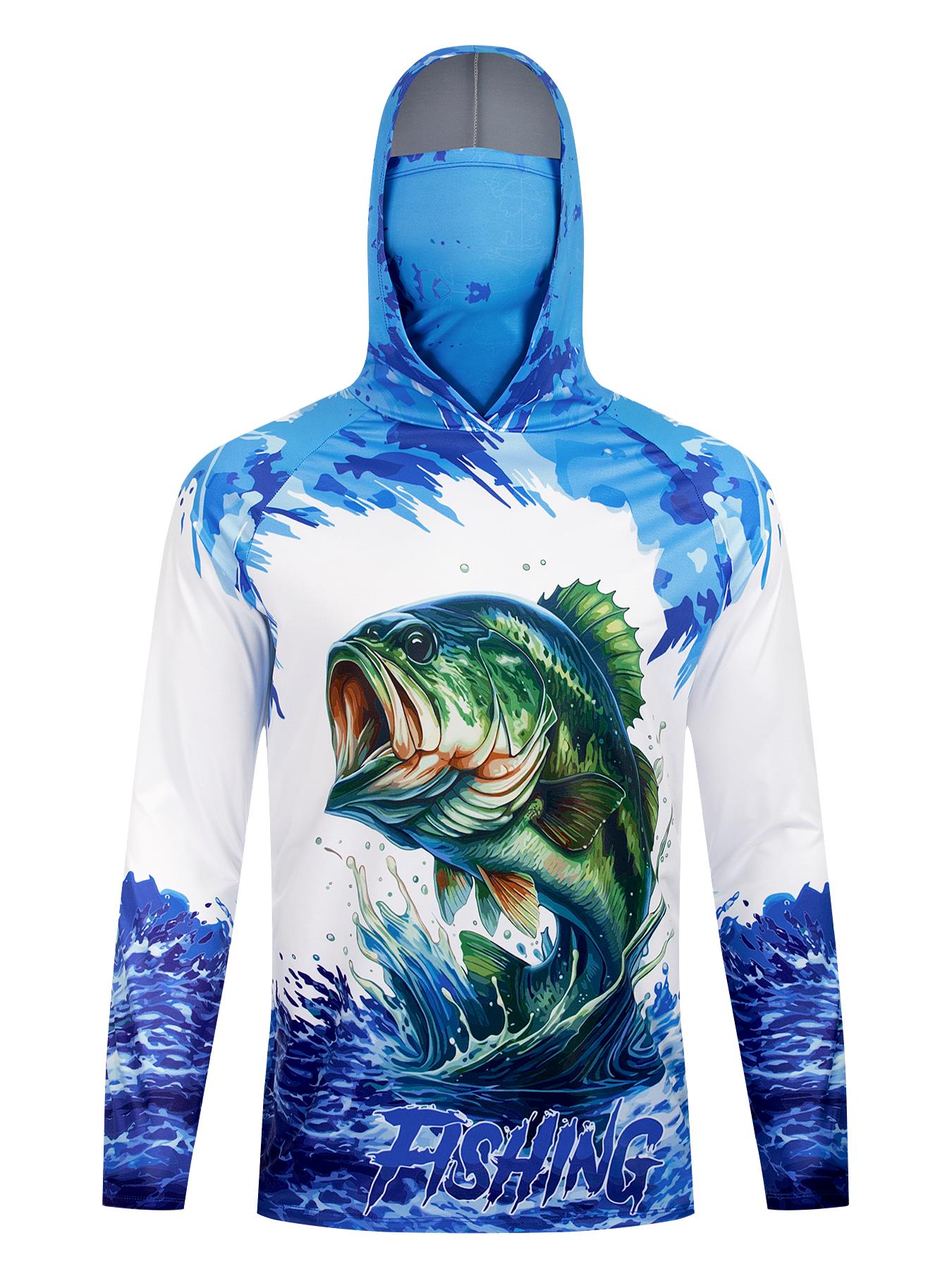 เสื้อฮู้ดตกปลา UPF 50 เสื้อฮู้ - Fishing Shirt Uv Protection บทวิจารณ์และราคา