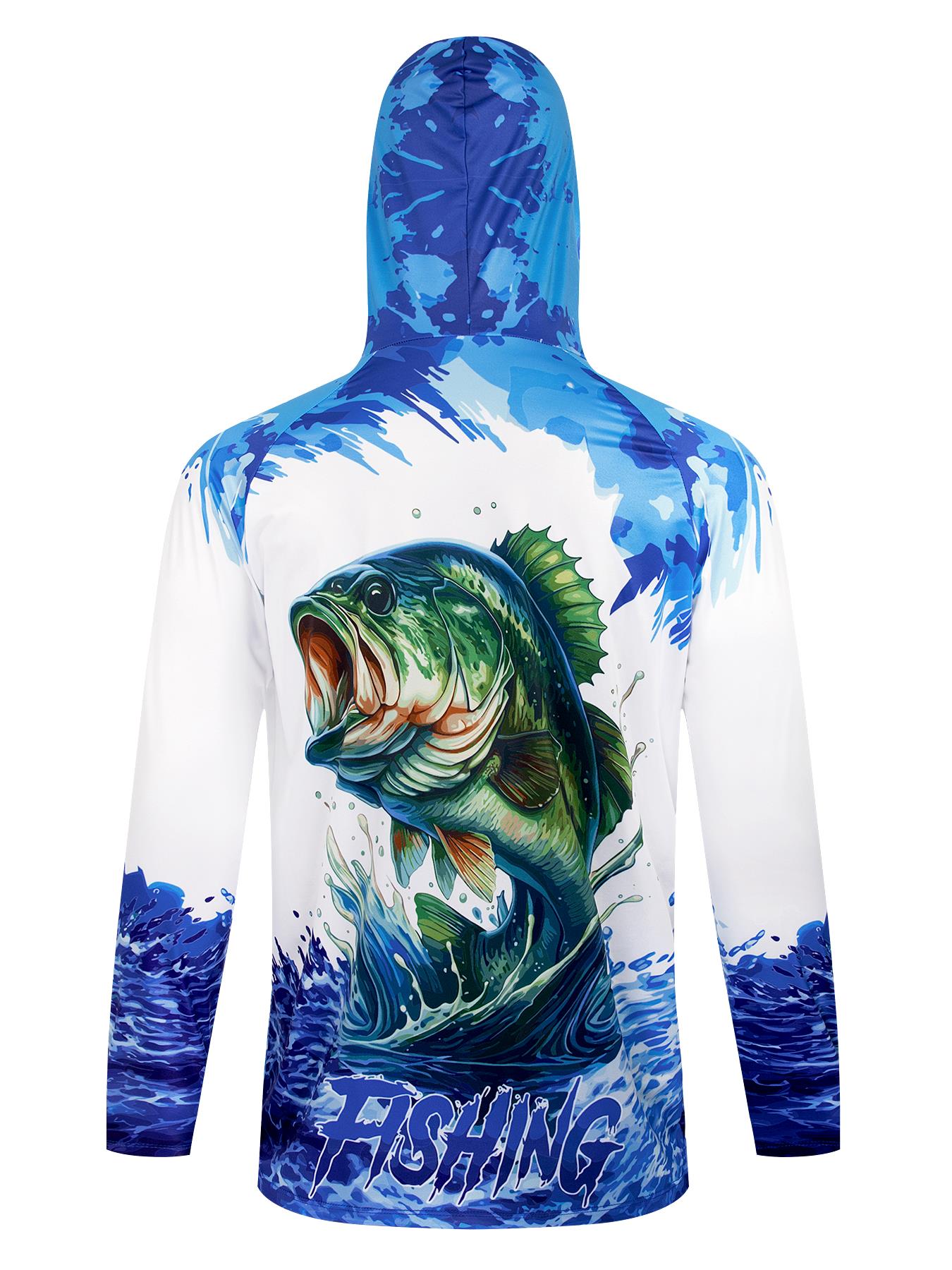เสื้อฮู้ดตกปลา UPF 50 เสื้อฮู้ - Fishing Shirt Uv Protection บทวิจารณ์และราคา
