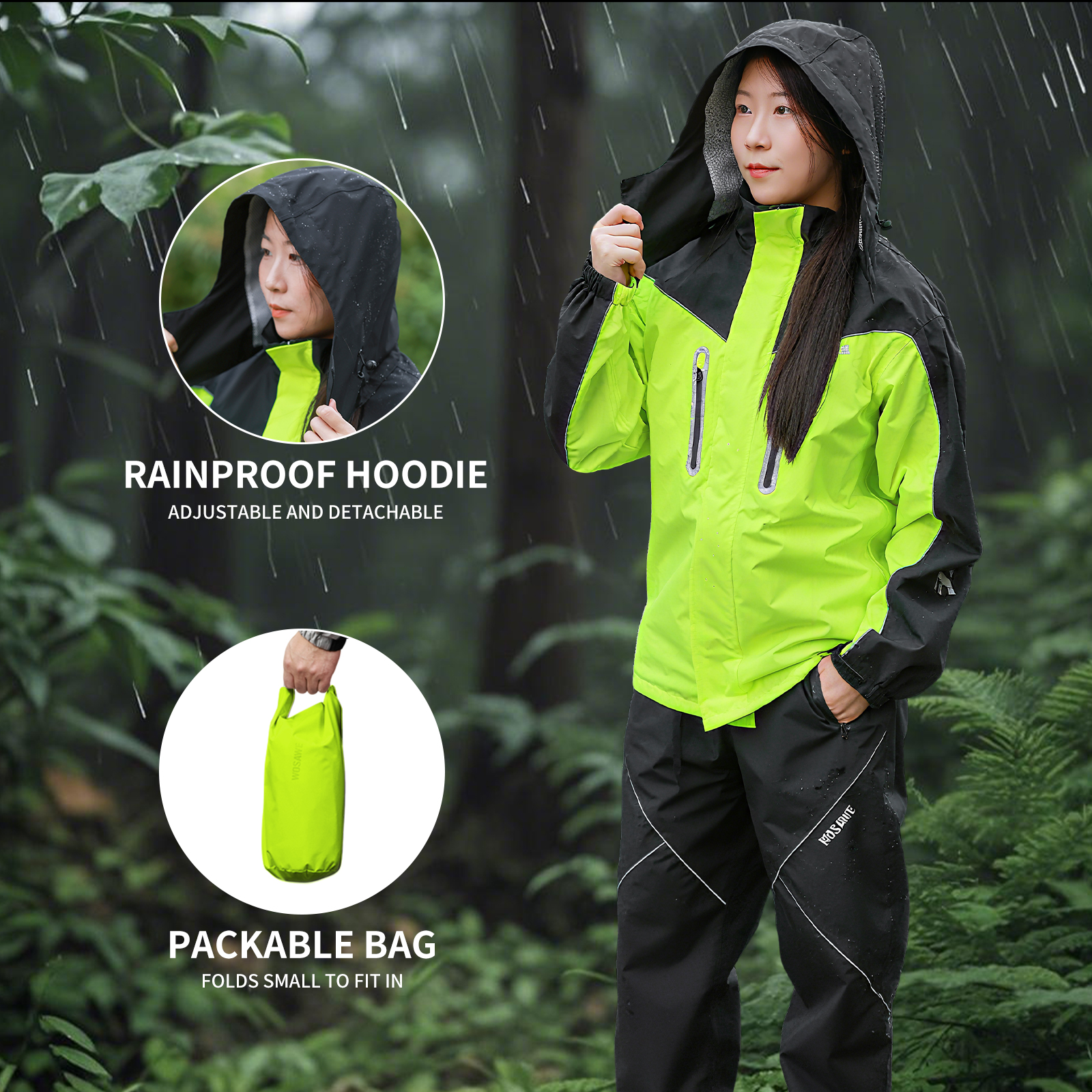 มอเตอร์ไซด์ชุดขี่รถกันน้ำเสื้อ - Fishing Jacket Waterproof บทวิจารณ์และราคา
