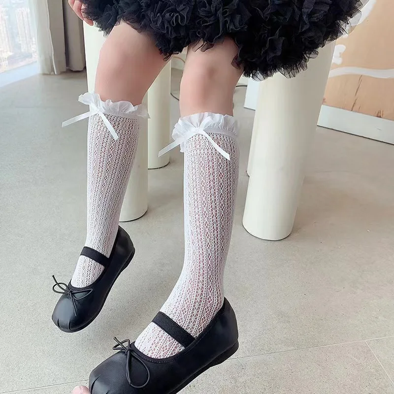สาวยาวถุงน่องลูกไม้หวานโบว์รูป - Fishing Socks บทวิจารณ์และราคา