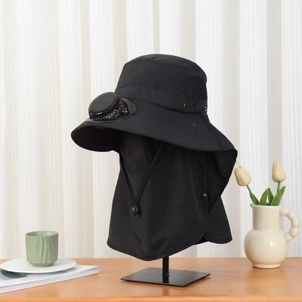 หมวกพัดลมพลังงานแสงอาทิตย์แบบพ - Fishing Hat บทวิจารณ์และราคา