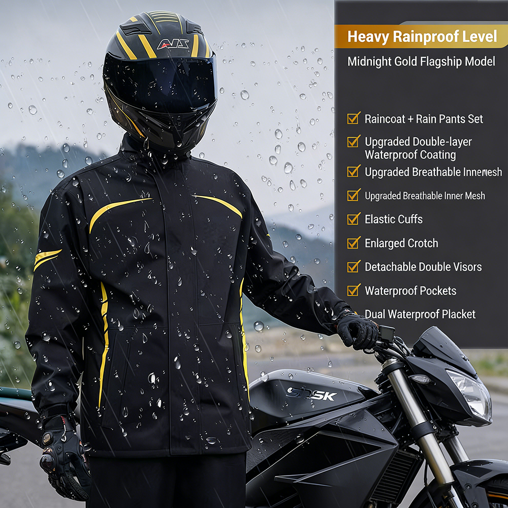 ชุดกันฝนสำหรับขี่มอเตอร์ไซค์ ช - Fishing Rain Suit บทวิจารณ์และราคา
