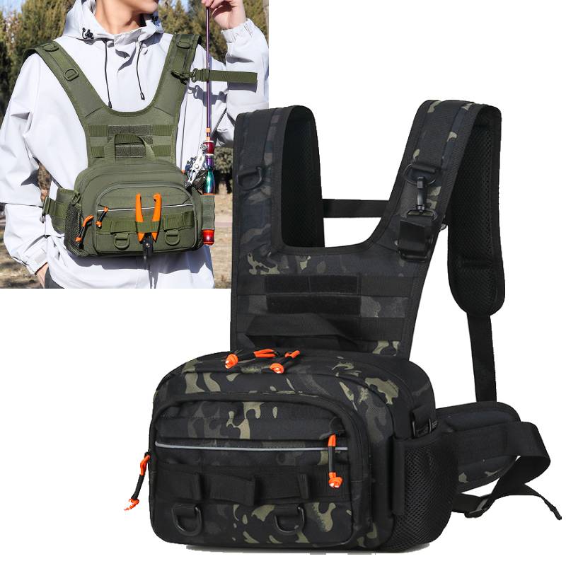 ผู้ชายกระเป๋ายุทธวิธีตกปลากระเ - Fishing Backpack บทวิจารณ์และราคา