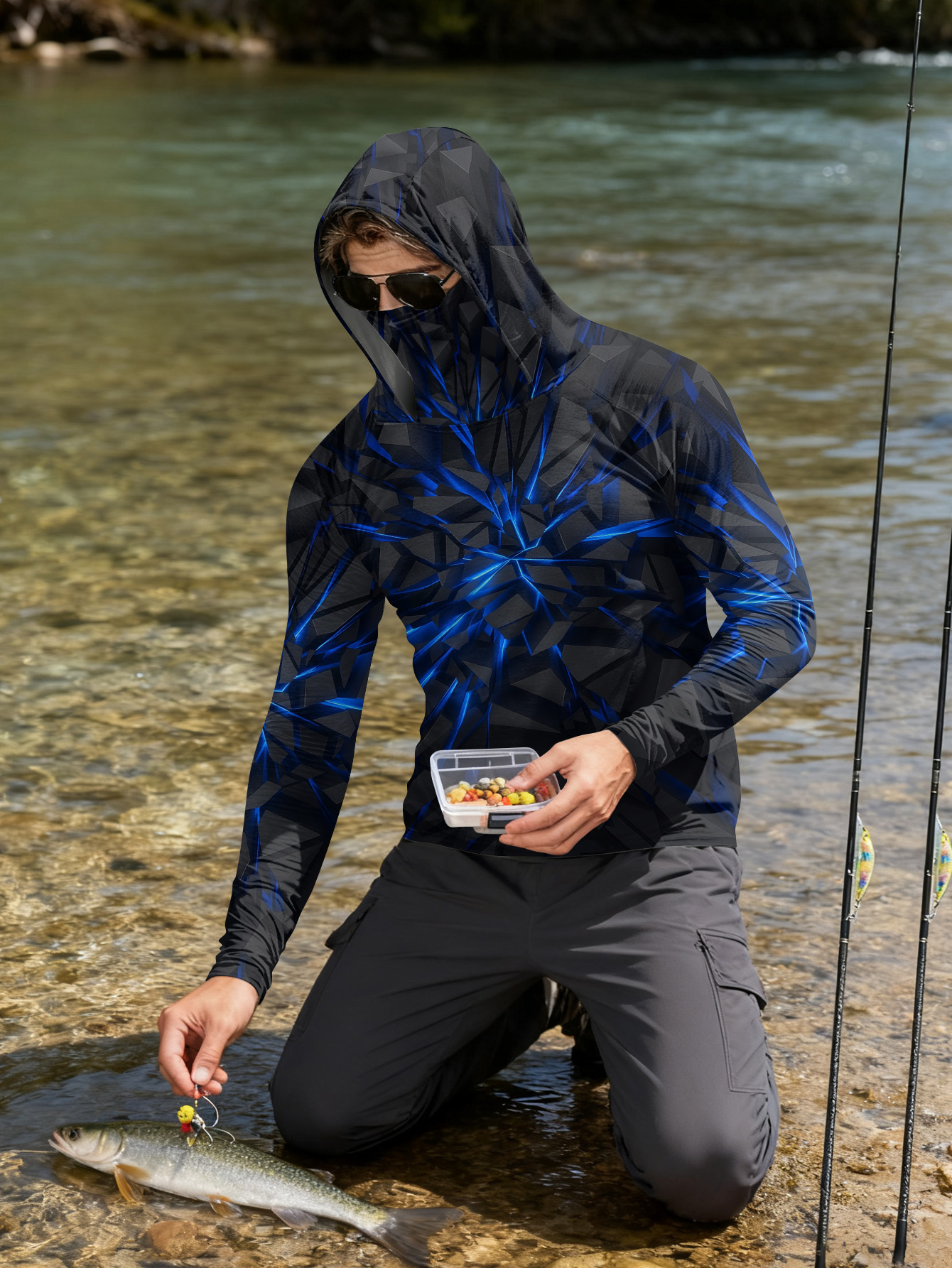 เสื้อตกปลาป้องกันรังสียูวีรุ่น - Fishing Shirt Uv Protection บทวิจารณ์และราคา