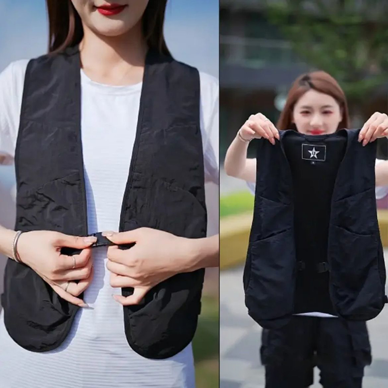 น้ําหนักเบาUnisexเสื้อกั๊กหลาย - Fishing Vest บทวิจารณ์และราคา