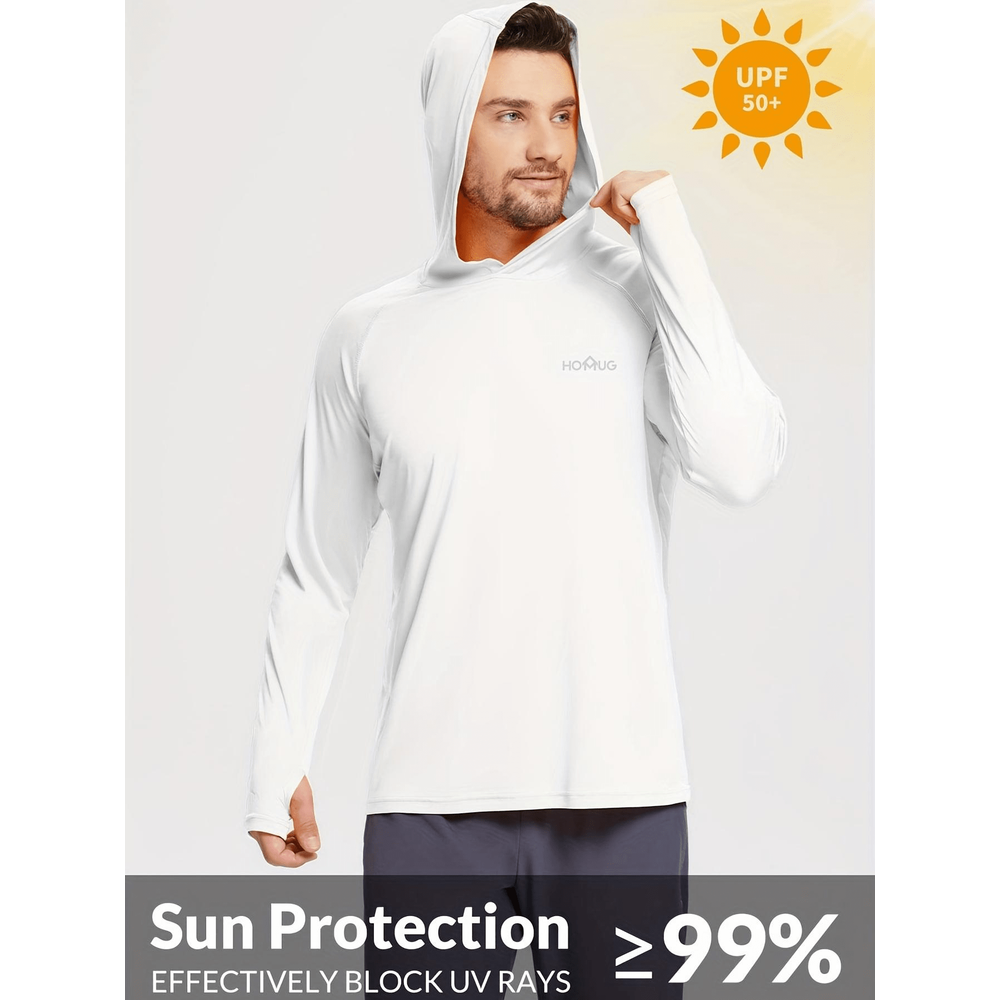 เสื้อฮู้ดน้ำหนักเบา UPF 50 ป้อ - Fishing Shirt Uv Protection บทวิจารณ์และราคา