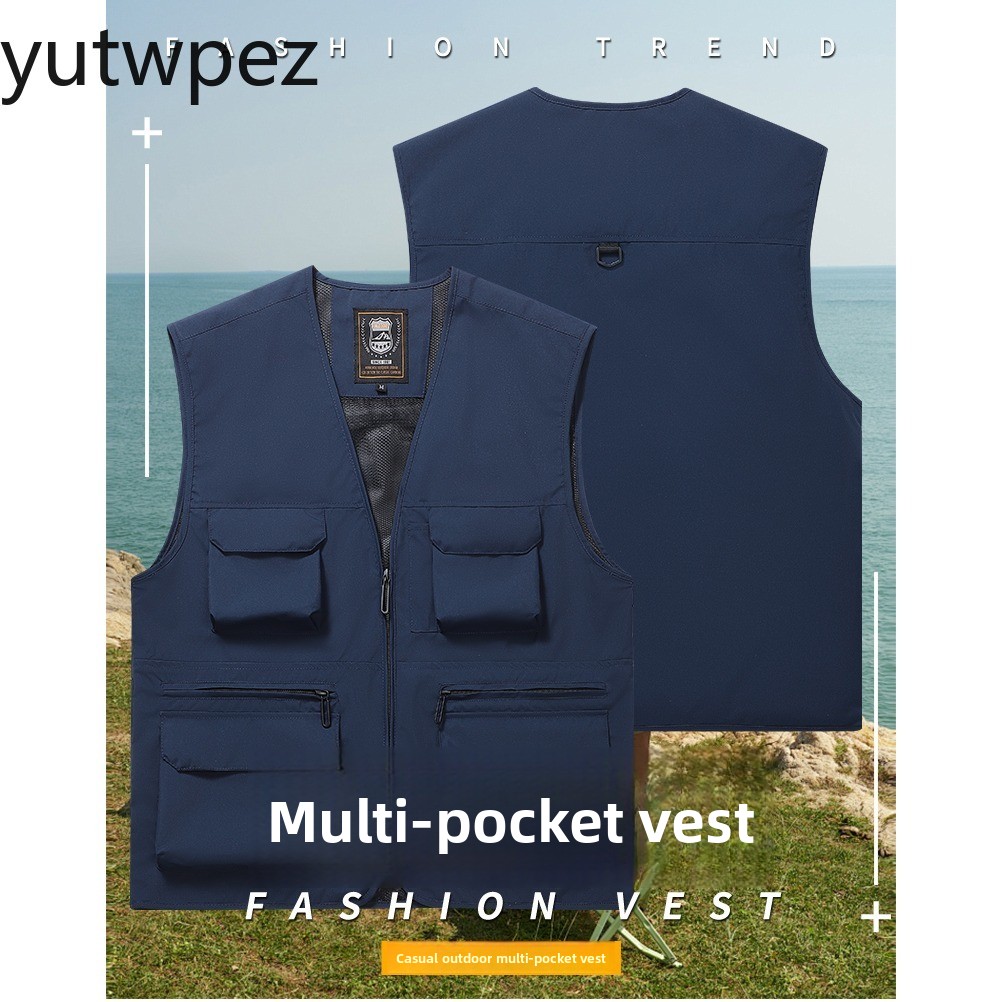 เสื้อกั๊กสำหรับผู้ชายสำหรับกิจ - Fishing Vest บทวิจารณ์และราคา