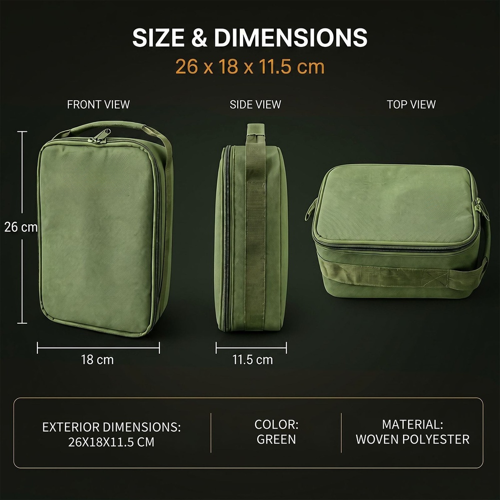 กระเป๋าเก็บอุปกรณ์ตกปลาสีเขียว - Fishing Bag Waterproof บทวิจารณ์และราคา