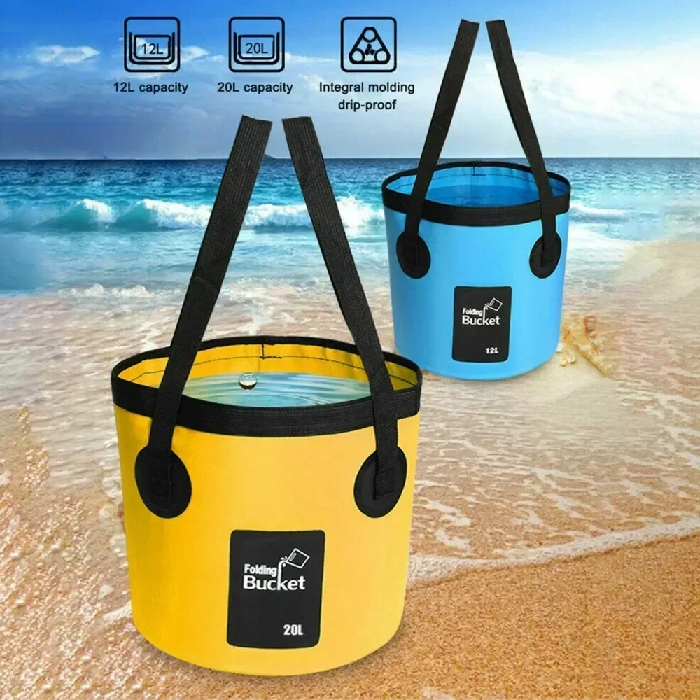 12L/20L Fishing Bucket Folding - Fishing Bag Waterproof บทวิจารณ์และราคา